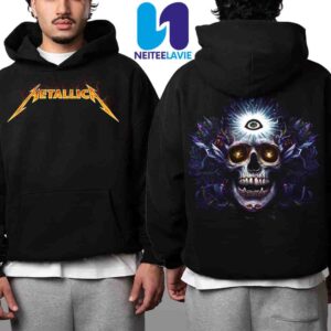 Metallica M72 Charlotte World Tour 2025 Concert Poster In Charlotte NC On May 31 At Bank Of America Stadium Merchandise Two Sided Unisex Hoodie Shirt