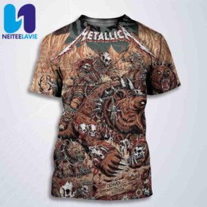 Metallica M72 Denver Concert Night 1 Hordes Of The Mountain In Denver CO On June 27 2025 At Empower Field at Mile High All Over Print T-Shirt