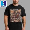Metallica M72 World Tour Dates List 2025 Lux Aeterna Skeleton Merchandise Two Sided Unisex T-Shirt