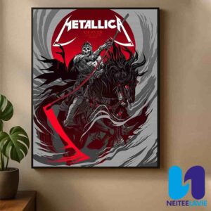 Metallica M72 Denver Pop-up Poster In Denver CO On June 27-29 2025 At Empower Field at Mile High Home Decor Poster Canvas