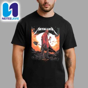 Metallica M72 Houston Pop-up Poster At NRG Stadium in Houston TX On June 14 2025 Merchandise Unisex T-Shirt