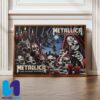 Metallica M72 Santa Clara Night 2 Venue Poster In Santa Clara CA On June 22 2025 At Levis Stadium Home Decor Poster Canvas