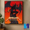 Dark Knight In The Rain Gritty Batman Artwork With Gotham City Backdrop Home Decor Poster Canvas