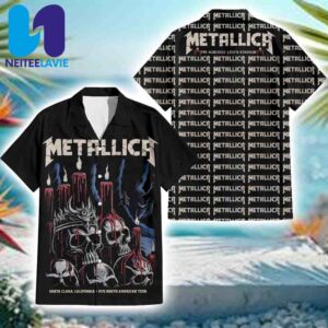 Metallica M72 Santa Clara Poster Night 1 In Santa Clara CA On June 20 2025 At Levis Stadium Summer Hawaiian Shirt