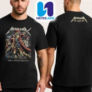 Metallica M72 Tampa Exclusive Poster Night 1 Venue Tee In Tampa FL On June 6 2025 At Raymond James Stadium Merch Unisex Two Sided Shirt