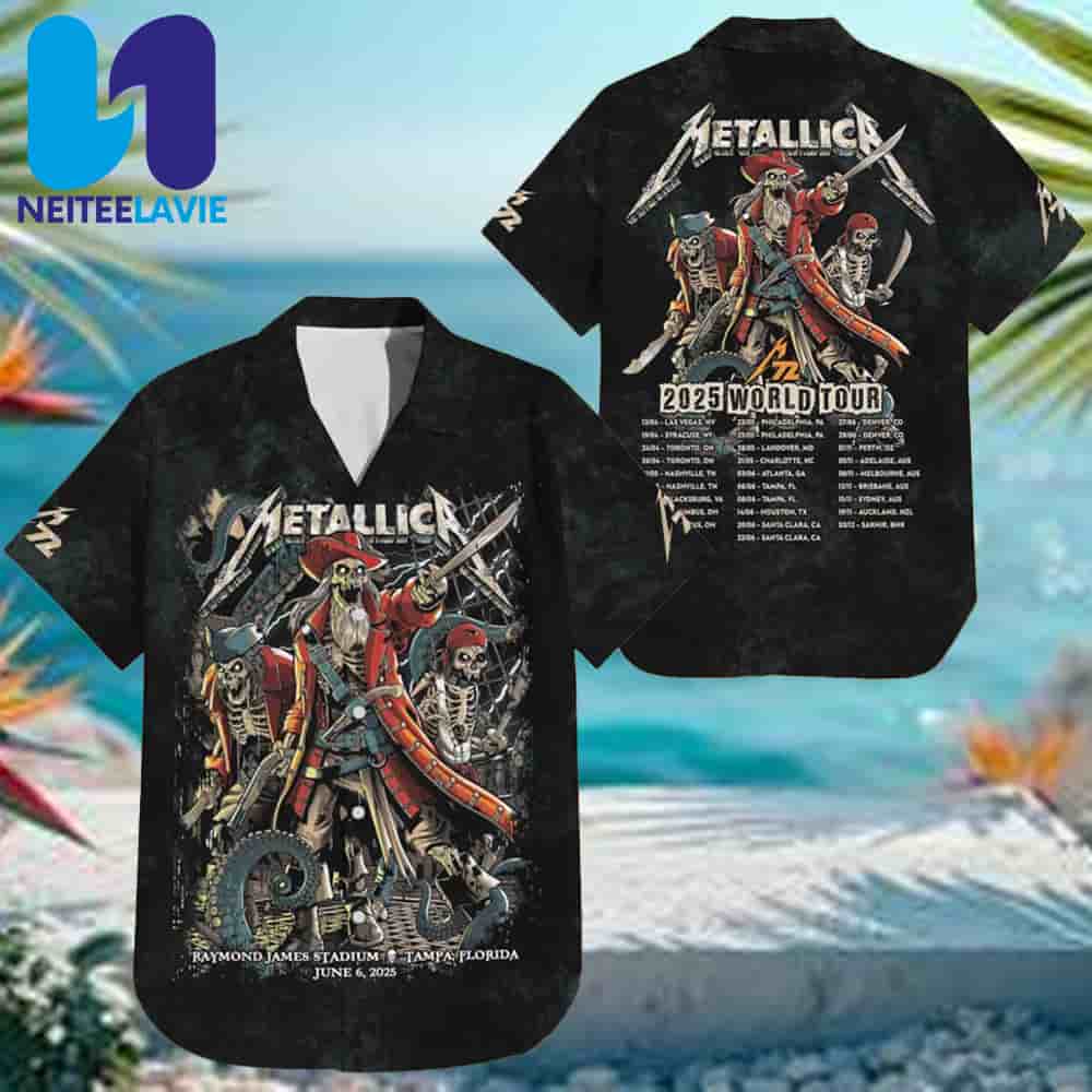 Metallica M72 Tampa In Tampa FL On June 6 2025 At Raymond James Stadium Exclusive Summer Hawaiian Shirt Metallica M72 Tampa In Tampa FL On June 6 2025 At Raymond James Stadium Exclusive Summer Hawaiian Shirt