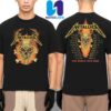Metallica M72 World Tour Dates List 2025 Ktulu Tee Skull Bat Graphic Merchandise Two Sided Unisex T-Shirt