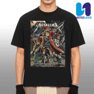 Metallica Venue Poster Night 1 M72 Tampa On June 6 2025 In Tampa FL At Raymond James Stadium Merchandise Unisex T-Shirt