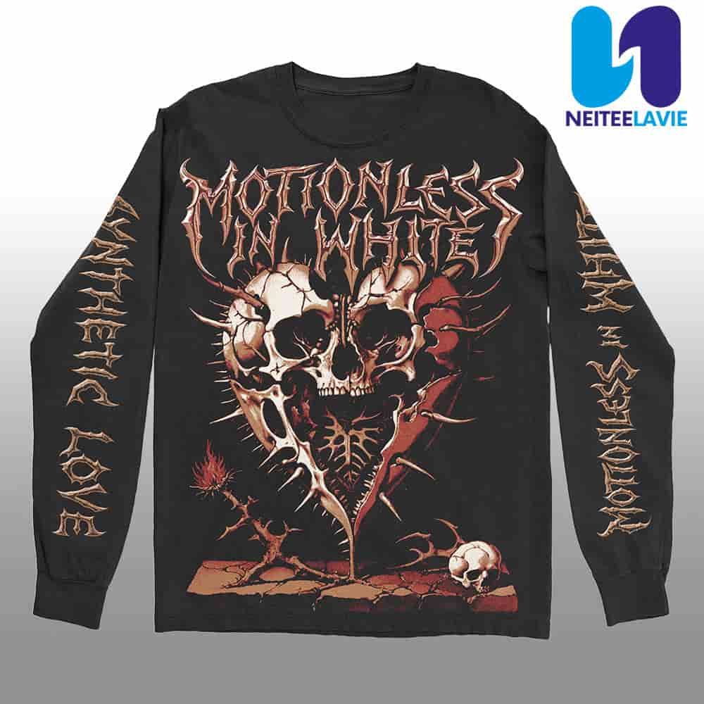 Motionless in White Synthetic Love Long Sleeve Tee Shirt Motionless in White Synthetic Love Long Sleeve Tee Shirt