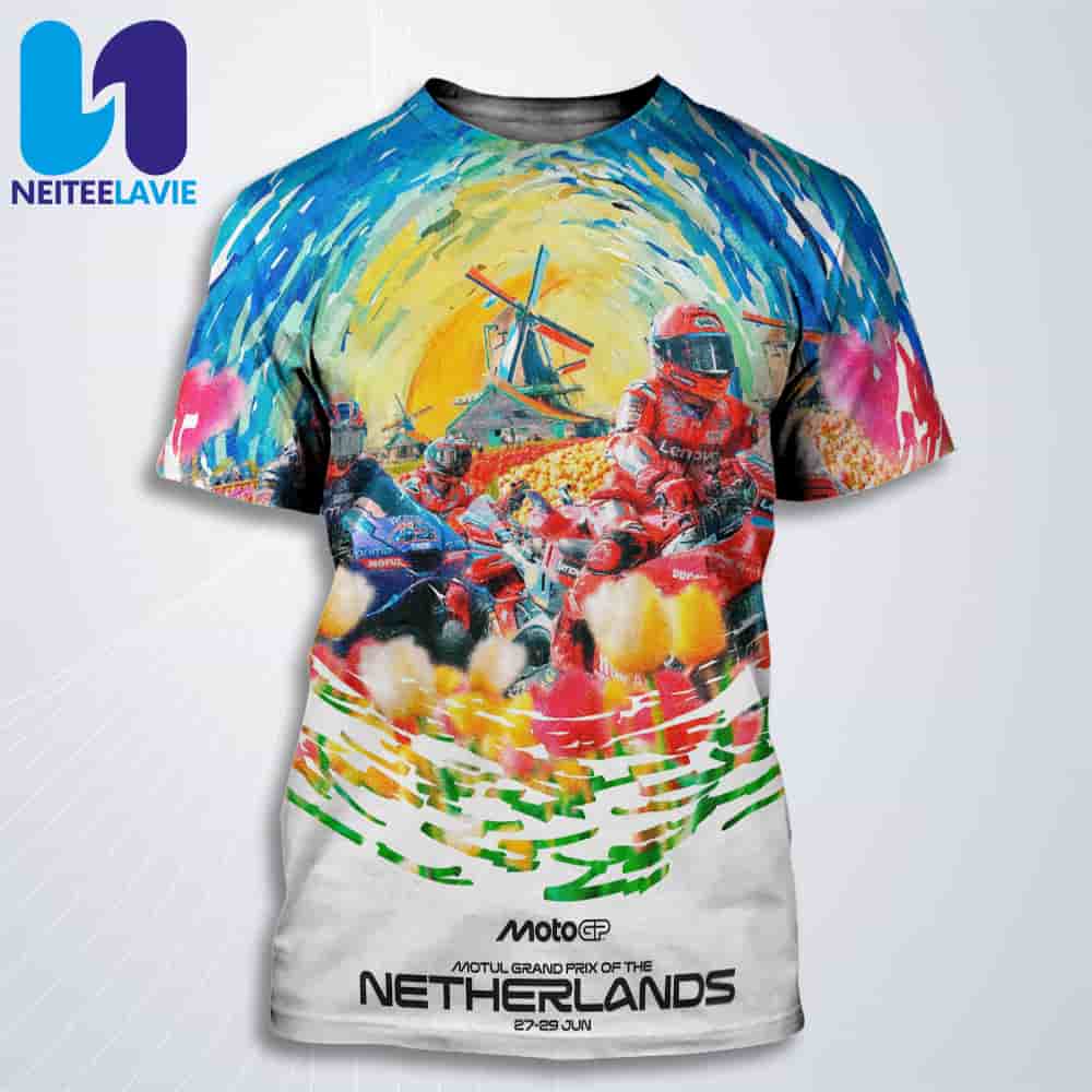 MotoGP Netherlands 2025 Motul Grand Prix At Assen On June 27-29 All Over Print T-Shirt MotoGP Netherlands 2025 Motul Grand Prix At Assen On June 27-29 All Over Print T-Shirt
