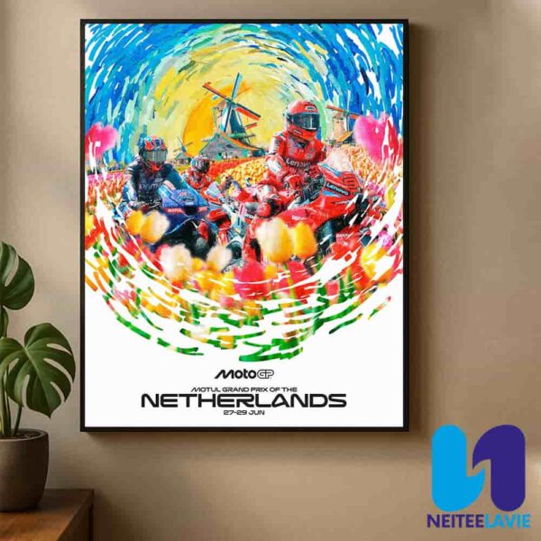 MotoGP Netherlands 2025 Motul Grand Prix At Assen On June 27-29 Home Decor Poster Canvas