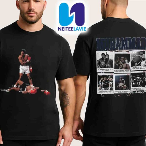 Muhammad Ali Merchandise Two Sided Unisex T-Shirt