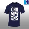 Munich 25 Final PSG UCL Champions 2025 Trophy Outline Graphic T-Shirt
