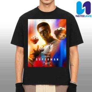 New Poster Edi Gathegi Is Mr Terrific For Superman Only In Theaters July 11 2025 All Merchandise Unisex T-Shirt