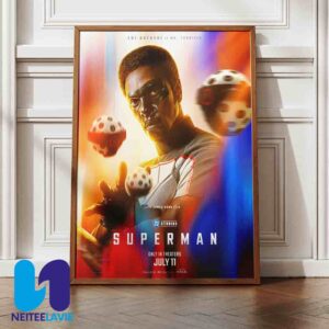 New Poster Edi Gathegi Is Mr Terrific For Superman Only In Theaters July 11 2025 Home Decor Poster Canvas