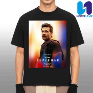 New Poster Edi Gathegi Is Mr Terrific For Superman Only In Theaters July 11 2025 Merchandise Unisex T-Shirt