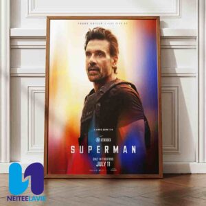 New Poster Frank Grillo Is Rick Flag Sr For Superman Only In Theaters July 11 2025 Home Decor Poster Canvas