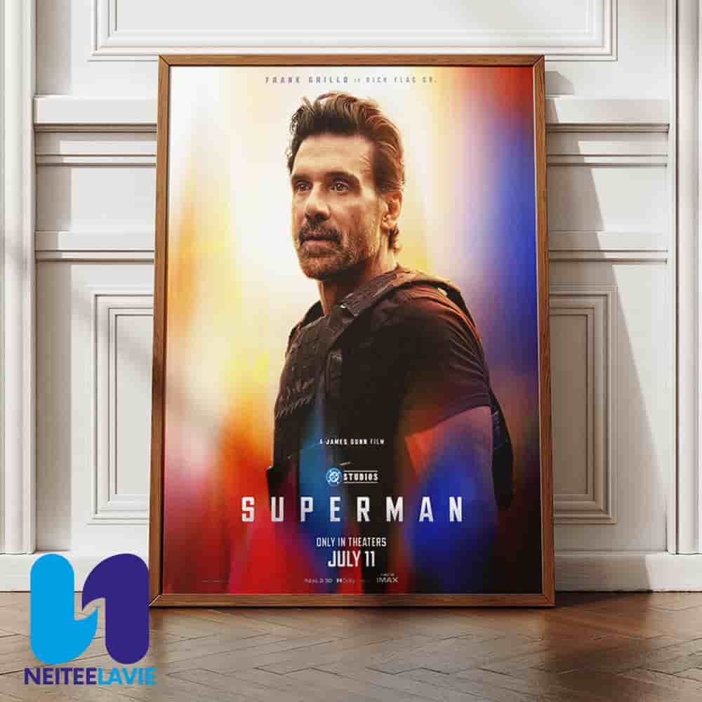 New Poster Frank Grillo Is Rick Flag Sr For Superman Only In Theaters July 11 2025 Home Decor Poster Canvas New Poster Frank Grillo Is Rick Flag Sr For Superman Only In Theaters July 11 2025 Home Decor Poster Canvas