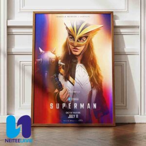 New Poster Isabela Merced Is Hawkgirl For Superman Only In Theaters July 11 2025 Home Decor Poster Canvas
