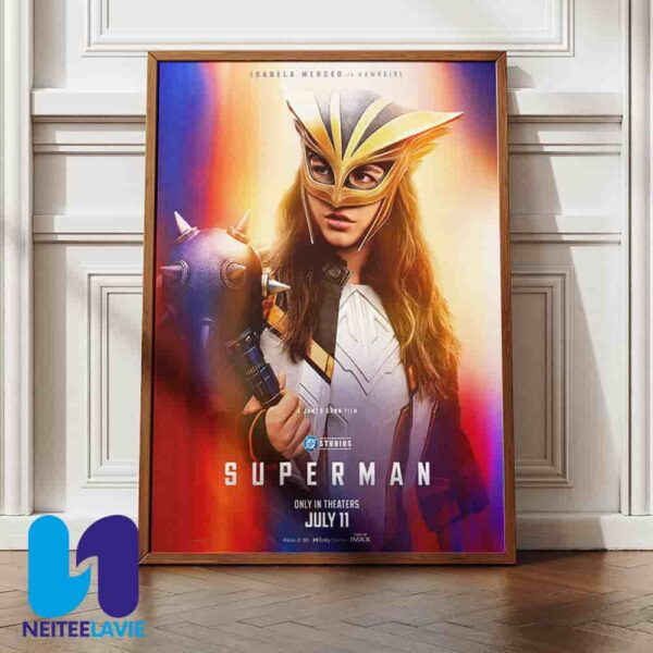 New Poster Isabela Merced Is Hawkgirl For Superman Only In Theaters July 11 2025 Home Decor Poster Canvas