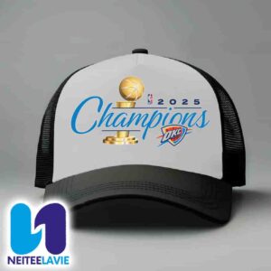 OKC Thunder 2025 NBA Champions Classic Snapback Hat-cap