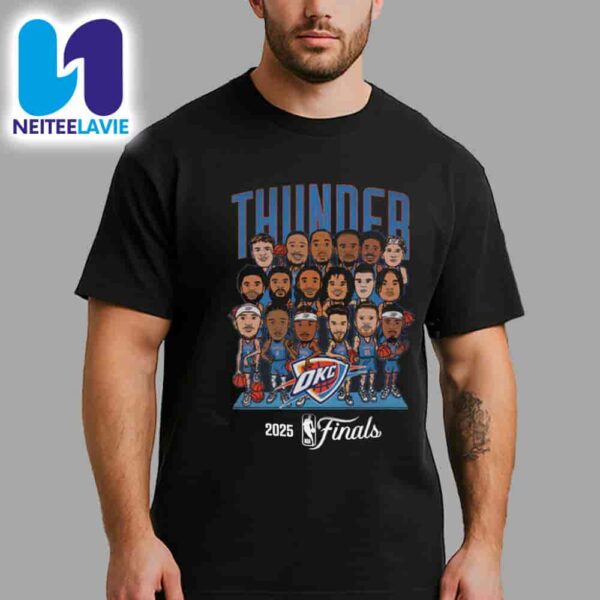 OKC Thunder 2025 NBA Finals Team Merchandise Unisex T-Shirt