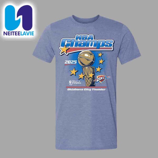 OKC Thunder 2025 NBA Champions Stars Merchandise Unisex T-Shirt