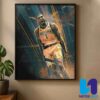 Jalen Williams Oklahoma City Thunder Artwork Explosive NBA Portrait with Lightning Speed and Fierce Focus Home Decor Poster Canvas