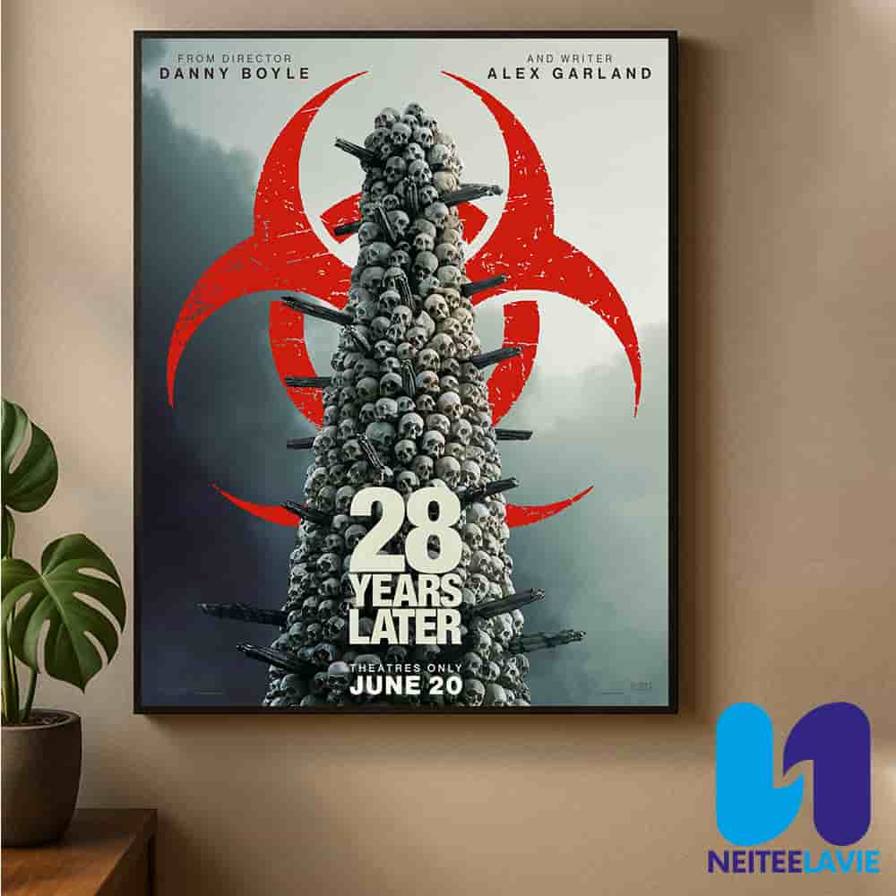 Official 28 Years Later Poster Biohazard Terror Rises Again Home Decor Poster Canvas Official 28 Years Later Poster Biohazard Terror Rises Again Home Decor Poster Canvas