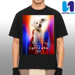 Official Poster Krypto For Superman Only In Theaters July 11 2025 Merchandise Unisex T-Shirt