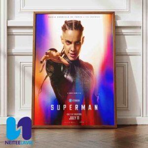 Official Poster Maria Gabriela De Faria Is The Engineer For Superman Only In Theaters July 11 2025 Home Decor Poster Canvas