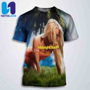 Official Poster Midnight Sun Album By Zara Larsson Release On September 26 2025 All Over Print T-Shirt