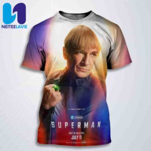 Official Poster Nathan Fillion Is Guy Gardner For Superman Only In Theaters July 11 2025 All Over Print T-Shirt