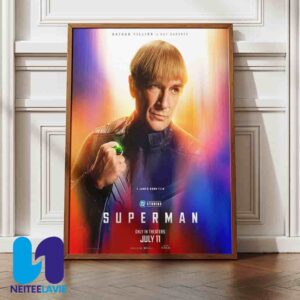 Official Poster Nathan Fillion Is Guy Gardner For Superman Only In Theaters July 11 2025 Home Decor Poster Canvas