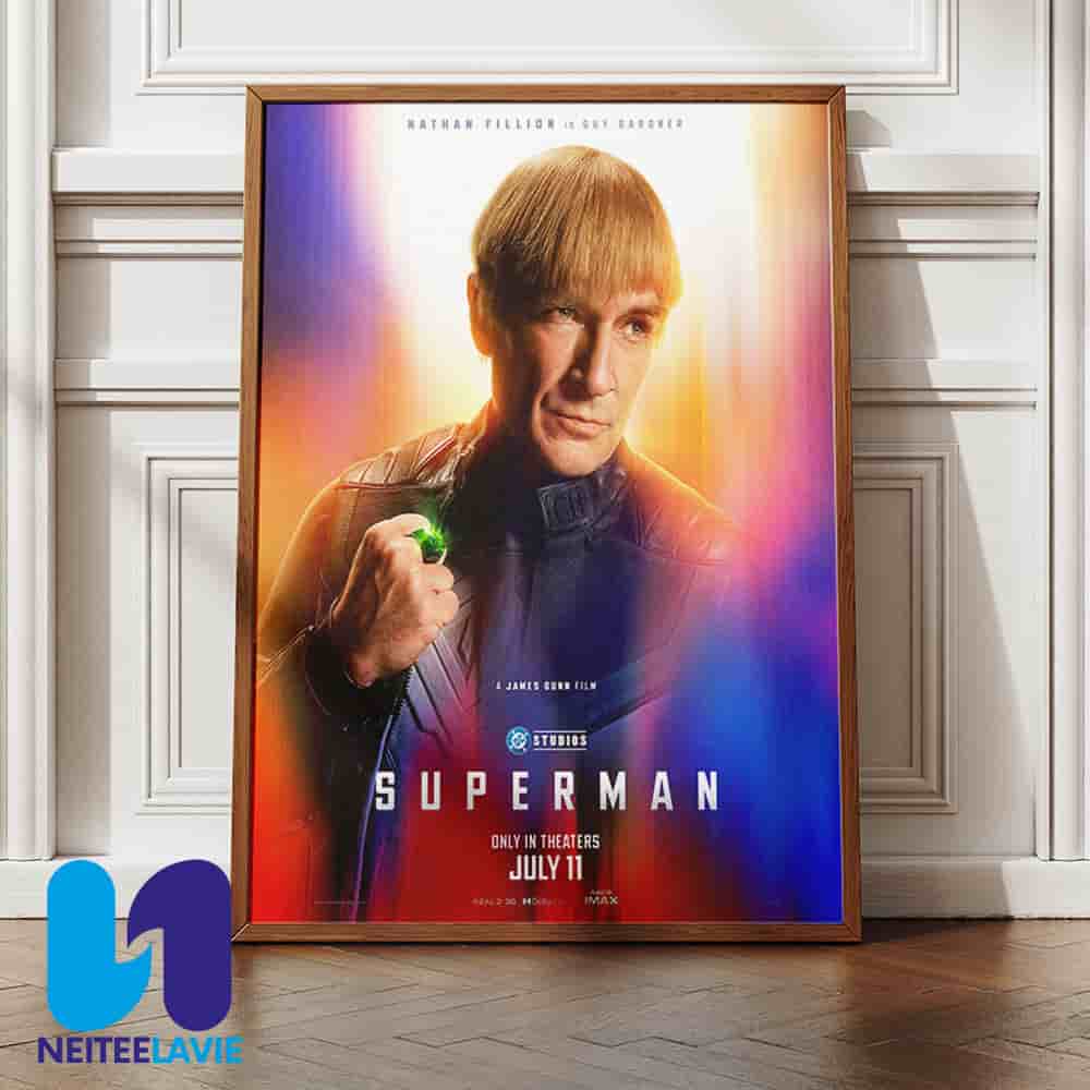 Official Poster Nathan Fillion Is Guy Gardner For Superman Only In Theaters July 11 2025 Home Decor Poster Canvas Official Poster Nathan Fillion Is Guy Gardner For Superman Only In Theaters July 11 2025 Home Decor Poster Canvas