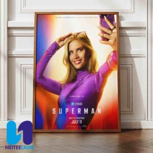 Official Poster Sara Sampaio Is Eve Teschmacher For Superman Only In Theaters July 11 2025 Home Decor Poster Canvas