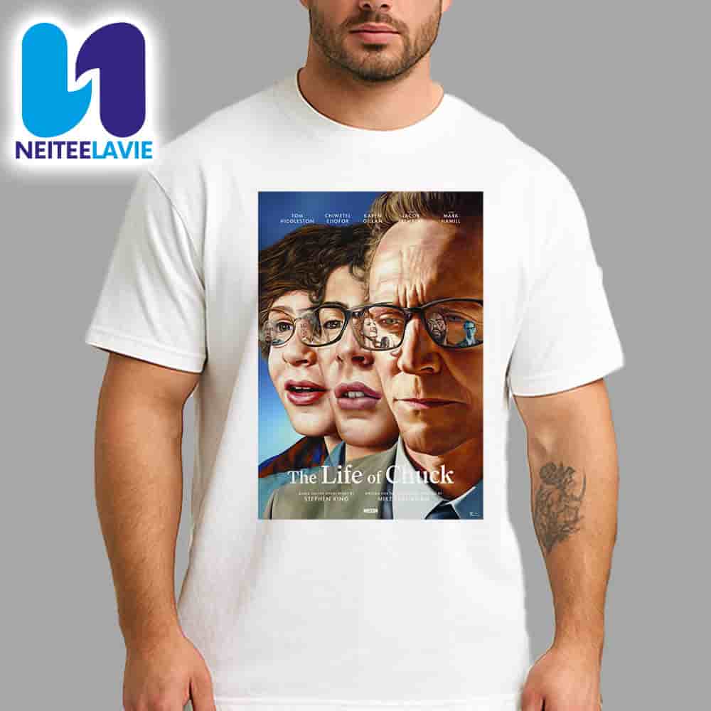 Official Poster The Life Of Chuck Short Story By Stephen King Release On June 13 2025 Merchandise Unisex T-Shirt Official Poster The Life Of Chuck Short Story By Stephen King Release On June 13 2025 Merchandise Unisex T-Shirt