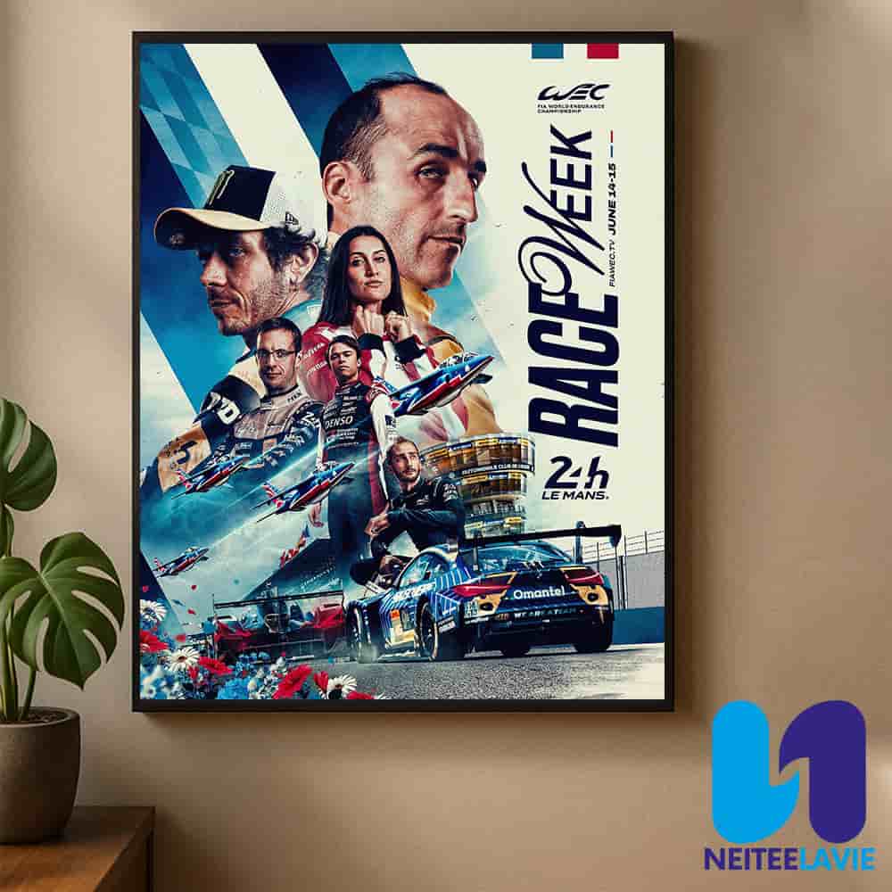 Official Poster WEC FIA World Endurance Championship 24 Hours Of Le Mans Race Week On June 14-15 2025 Home Decor Poster Canvas Official Poster WEC FIA World Endurance Championship 24 Hours Of Le Mans Race Week On June 14-15 2025 Home Decor Poster Canvas