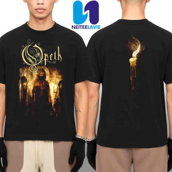 Opeth Darkness By Her Side Tee Shadows Of The Flame Merch Two Sided Unisex Shirt