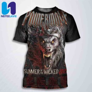 Powerwolf Summer Of The Wicked Tour Dates List 2025 Start On June 6 All Over Print T-Shirt