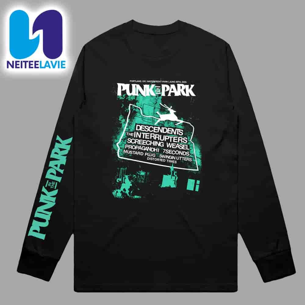 Punk In The Park On June 28 2025 In OR Portland Long Sleeve Tee Descendents The Interrupters Merchandise Unisex Shirt Punk In The Park On June 28 2025 In OR Portland Long Sleeve Tee Descendents The Interrupters Merchandise Unisex Shirt