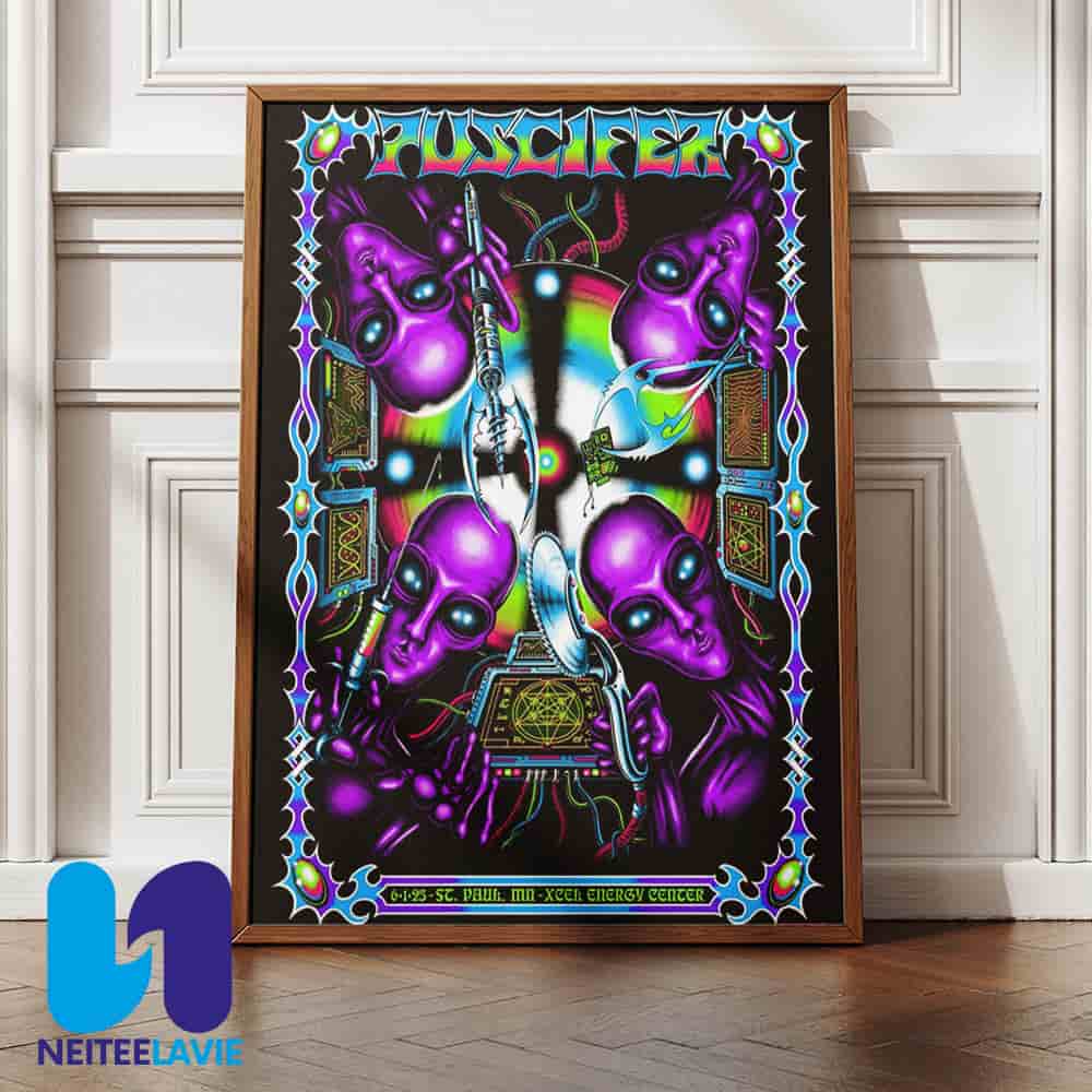 Puscifer Concert Poster In Saint Paul MN On June 1st 2025 At Xcel Energy Center Home Decor Poster Canvas Puscifer Concert Poster In Saint Paul MN On June 1st 2025 At Xcel Energy Center Home Decor Poster Canvas
