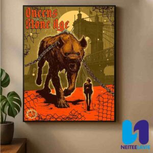 Queen Of The Stone Age Concert Poster In Cincinnati OH On June 18 2025 At The Andrew J Brady Music Center Home Decor Poster Canvas