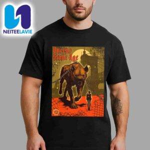 Queen Of The Stone Age Concert Poster In Cincinnati OH On June 18 2025 At The Andrew J Brady Music Center Merchandise Unisex T-Shirt