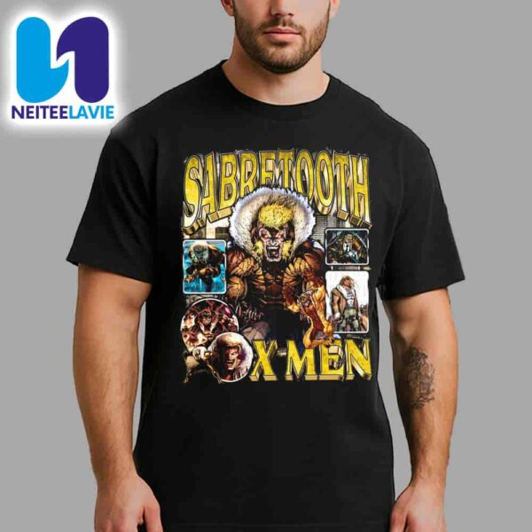 Sabretooth The Xmen Collection 2025 Merchandise Unisex T-Shirt