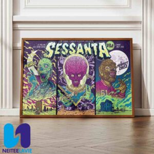 Sessanta V2.0 Concert Poster In Saint Paul MN On June 1st 2025 At Xcel Energy Center Home Decor Poster Canvas