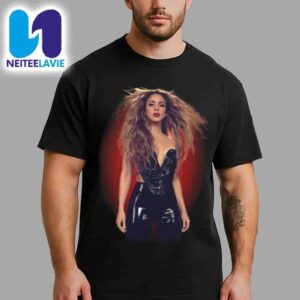 Shakira Las Mujeres Ya No Lloran World Tour 2025 Ruby Aura Tee Merchandise Two Sided Unisex Shirt
