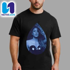 Shakira Las Mujeres Ya No Lloran World Tour 2025 Sapphire Teardrop Tee Merchandise Two Sided Unisex Shirt
