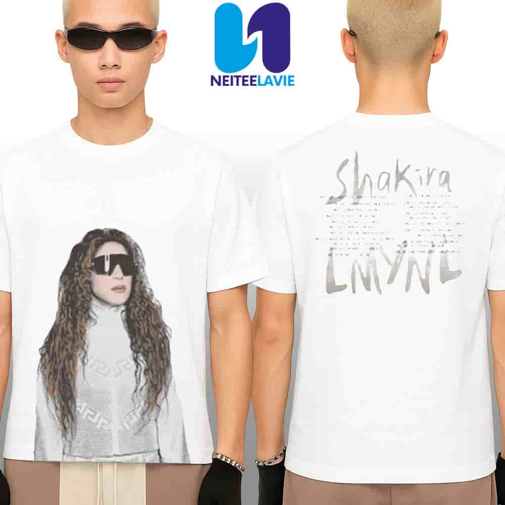 Shakira Las Mujeres Ya No Lloran World Tour 2025 Sunglasses Tee Merchandise Two Sided Unisex Shirt Shakira Las Mujeres Ya No Lloran World Tour 2025 Sunglasses Tee Merchandise Two Sided Unisex Shirt