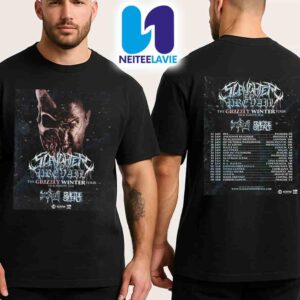 Slaughter To Prevail The Grizzly Winter UK And Europe Tour Dates List 2026 Merch Two Sided Unisex T-Shirt